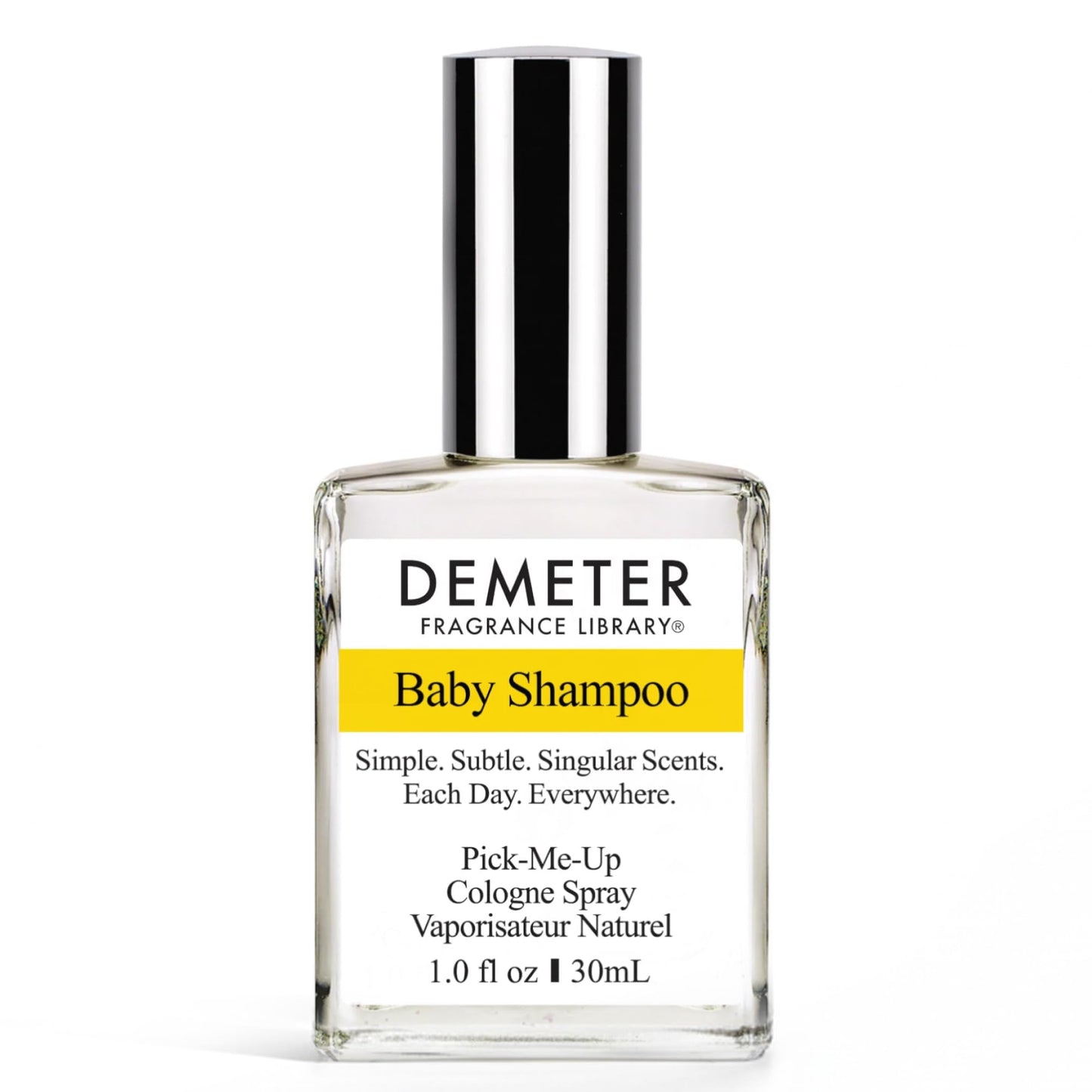 DEMETER Natural Perfume Spray Cologne for Women, Baby Shampoo, 1 oz