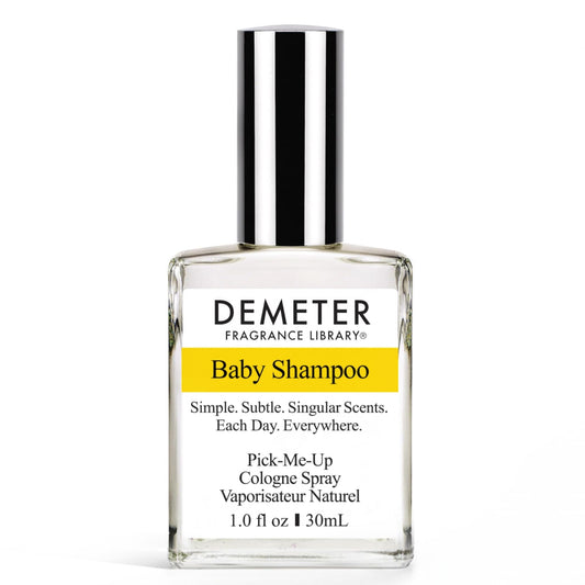 DEMETER Natural Perfume Spray Cologne for Women, Baby Shampoo, 1 oz