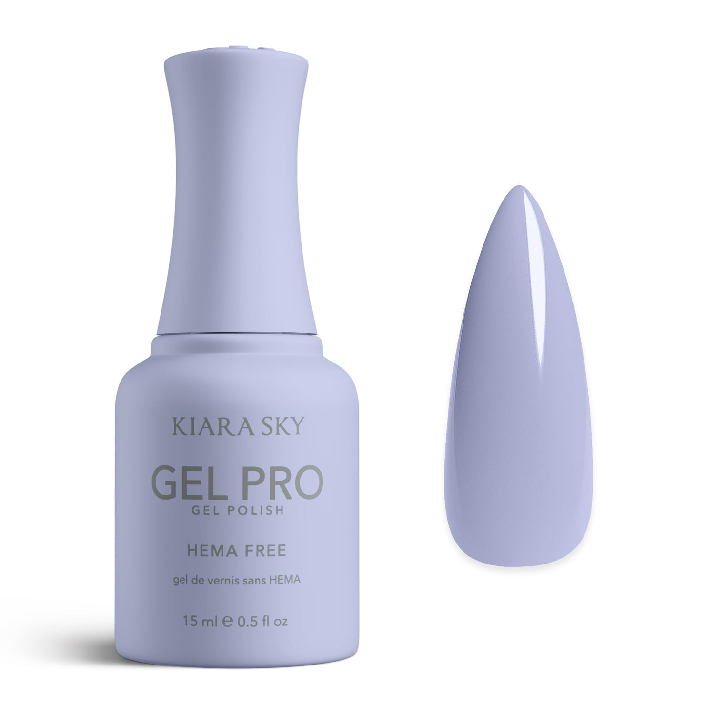 KIARA SKY Gel Pro HEMA-Free Gel Nail Polish | Full Coverage, 28+ Day Wear, Self-Leveling, UV/LED Soak-Off, 0.5 fl oz | Hint Of Winkle #051 Beauty & Personal Care KIARA SKY