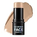 Cream Bronzer Stick, Multi-use Contour Stick for Face Shaping, Matte Finish Beauty Wand for Sculpt the Face, Easy to Apply, Longwear, Waterproof