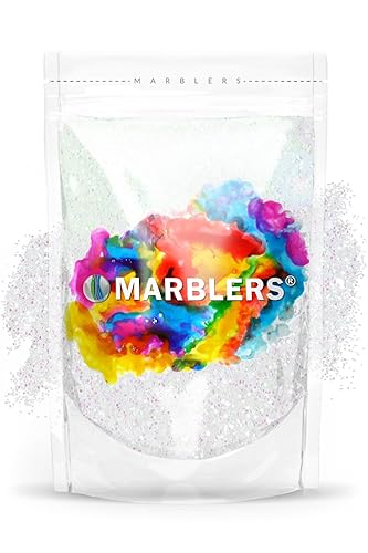 MARBLERS Holographic Glitter [Rainbow White] 3oz (85g) | Fine | Non-Toxic, Vegan, Cruelty-Free | Face, Body, Eyeshadow, Hair, Festival, Party Makeup |