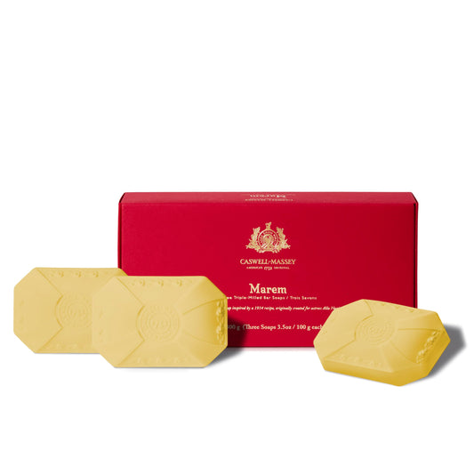 Caswell-Massey Marem Natural Bar Soap for Women, Moisturizing Body Soap Bar for All Skin Types, Made with Essential Oils & Plant-Based Formula Beauty & Personal Care Caswell-Massey
