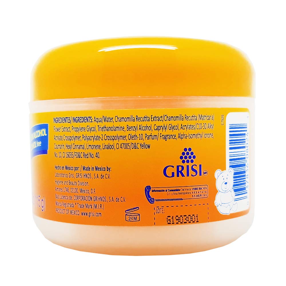 Ricitos de Oro Chamomile Hair Gel -Preserves Natural Color, Non-Greasy, Alcohol Free, Hypoallergenic, Tear-Free, Gentle Daily Use - Baby, Kids Hair