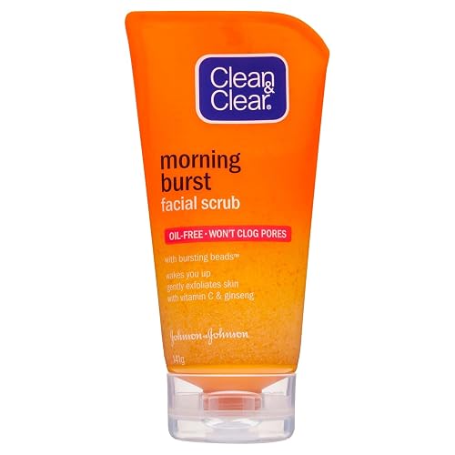 Clean & Clear Morning Burst Facial Scrub For All Skin Types, 5 Fl. Oz.