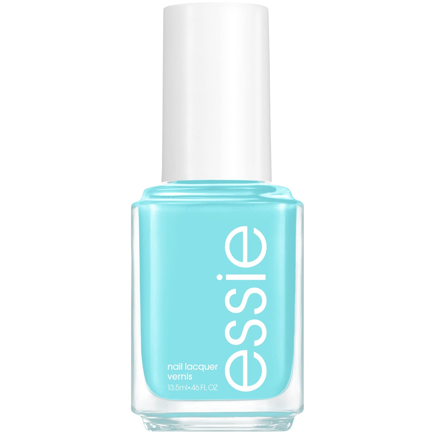 essie Salon-Quality Nail Polish, 8-Free Vegan, Feel The Fizzle, Blue, Ride The Soundwave, 0.46 oz.