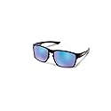 Suncloud Fairfield Polarized Sunglasses, Black/Polarized Blue Mirror, One Size