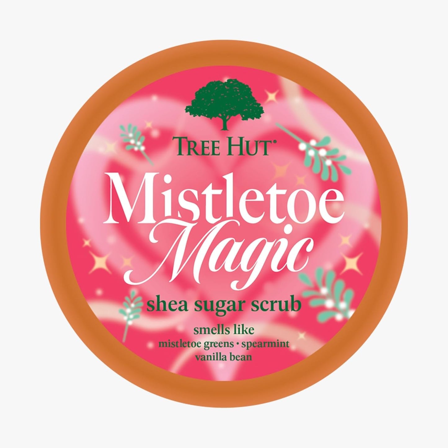 Tree Hut Mistletoe Magic Shea Sugar Scrub, Exfoliating & Hydrating Body Scrub with Shea Butter, Holiday Gift & Stocking Stuffer, 18 oz Beauty & Personal Care Tree Hut