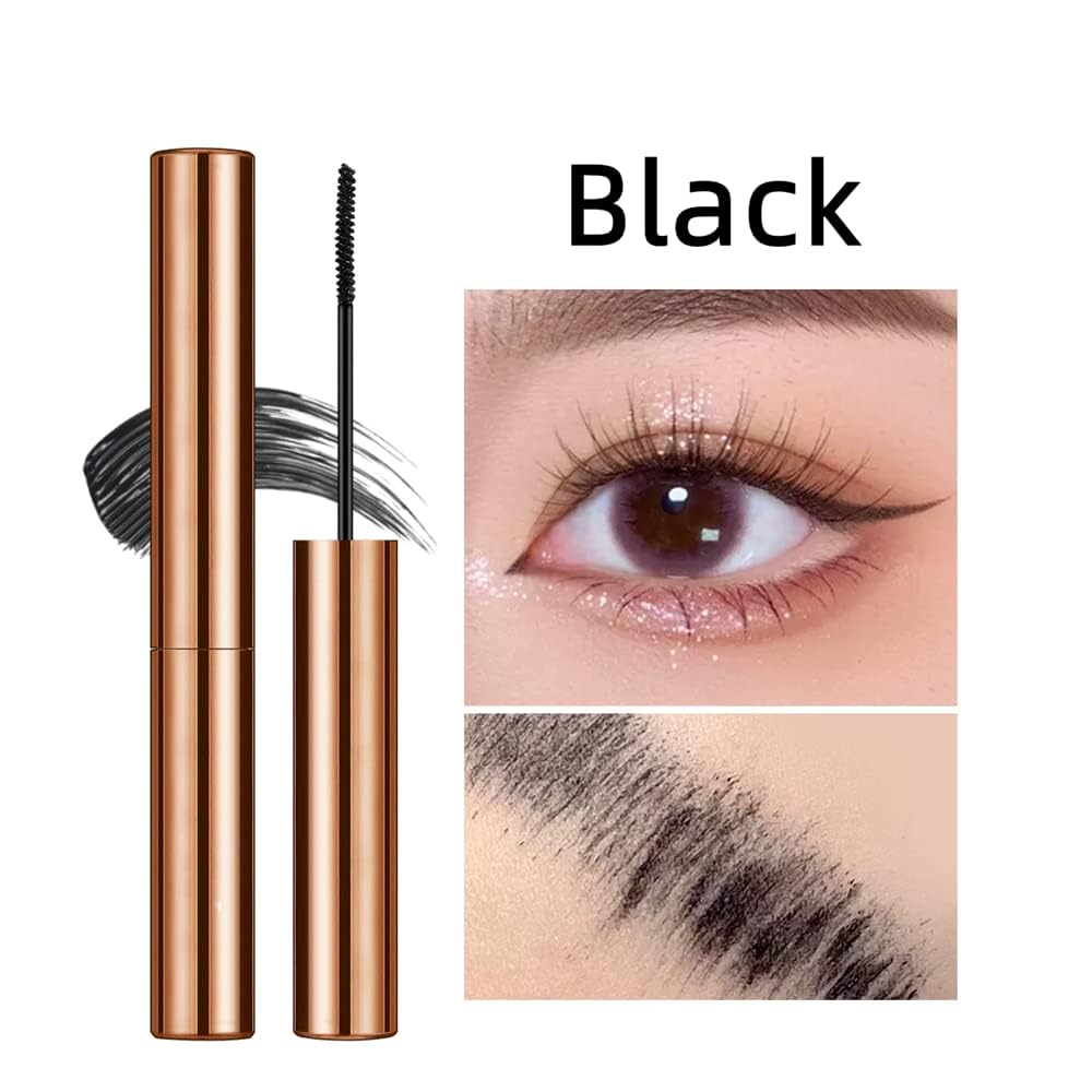 Mini Brush Mascara, For short and sparse eyelashes?Lengthening and Thick, Volume, Long Lasting, Waterproof & Smudge-Proof, All Day Full?1 Pcs?
