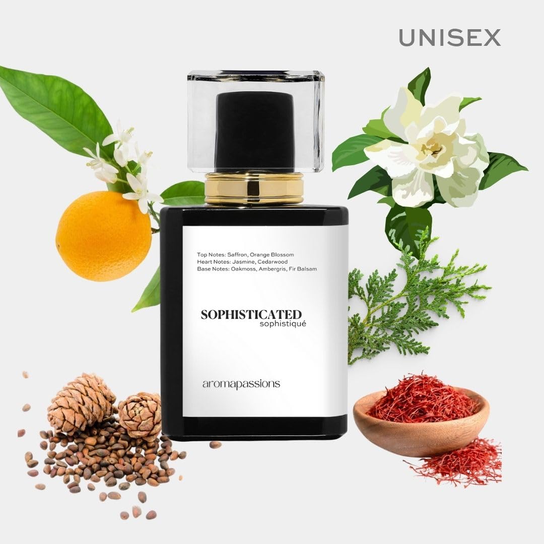 SOPHISTICATED | Inspired by BR 540 | Pheromone Perfume for Men and Women | Extrait De Parfum | Long Lasting Clone Essential Oils Fragrance | Perfume Beauty & Personal Care aromapassions