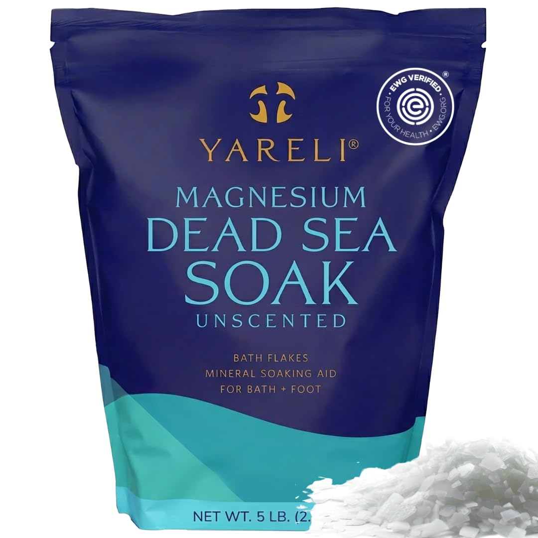 Yareli Magnesium Flakes Dead Sea Bath Soak, 5lb Unscented Beauty and Personal Care YARELI Default Title