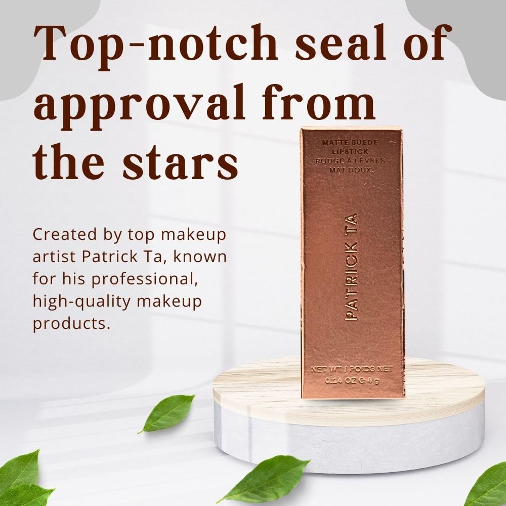 Patrick Ta Major Beauty Headlines - Long Lasting Matte Suede Lipstick