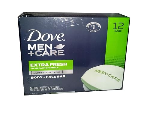 Dove Men's Bar Extra Fresh, 12 Count
