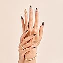 Gold Finger Gel Glam Design Nail (GD18)