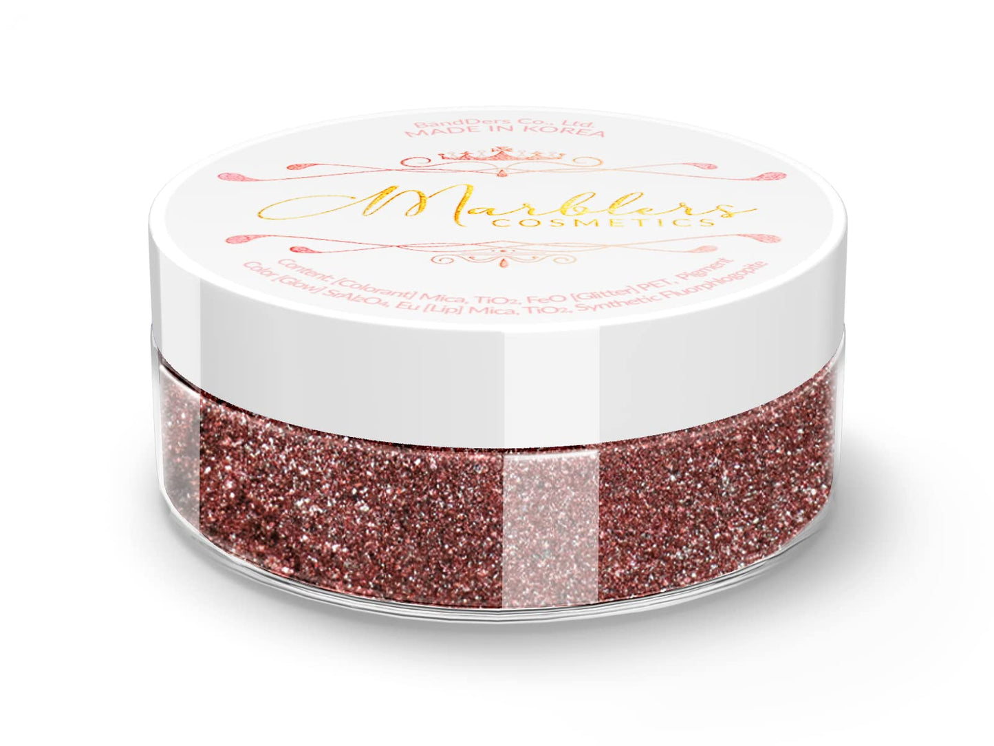 MARBLERS Chunky Natural Mica Powder [Jasper Pearl] 0.11oz (3g) | Highly Pigmented | Non-Toxic, Vegan, Cruelty-Free | Eyeshadow, Body Butter, Nail