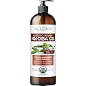velona Jojoba Oil USDA Certified Organic - 16 fl oz (With Pump) | 100% Pure and Natural | Golden, Unrefined, Cold Pressed, Hexane Free | Moisturizing