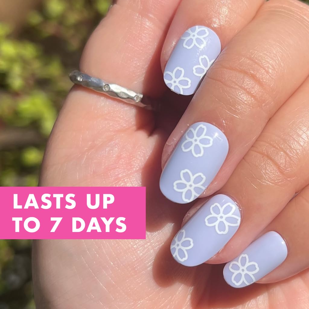 Olive & June Classic Super Stick Mani Press On Nails | No Glue Needed | 32 Tab Nails 16 Sizes | Non-Toxic Tabs Easy On-Off Non-Damaging Realist Look | Beauty & Personal Care Olive & June
