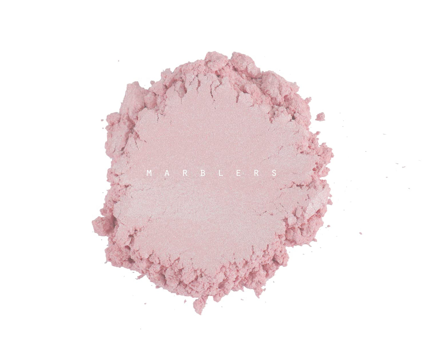 MARBLERS Fine Natural Mica Powder [Eggshell Pink] 0.11oz (3g) | Highly Pigmented | Non-Toxic, Vegan, Cruelty-Free | Eyeshadow, Body Butter, Nail