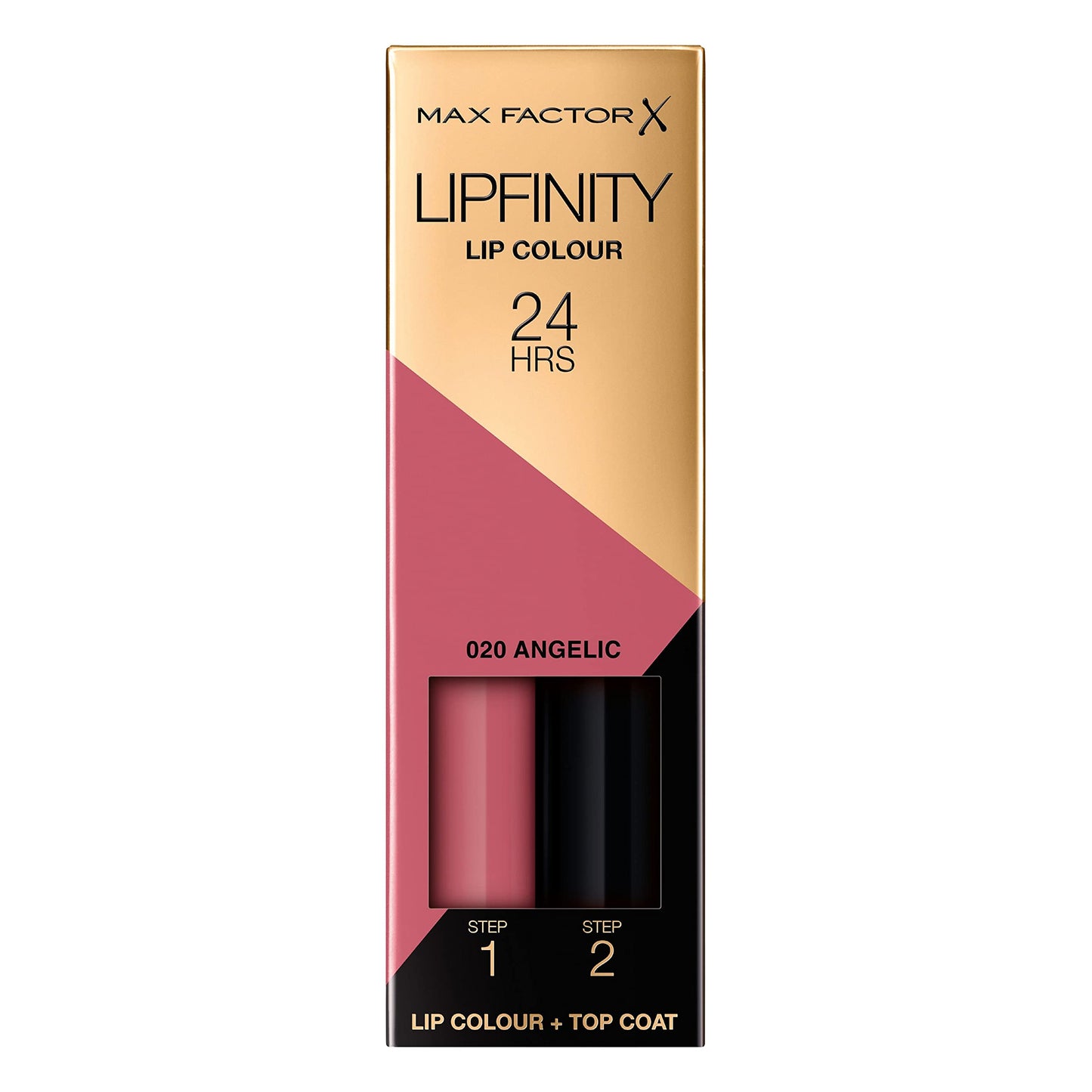 Max Factor Lipfinity Lipstick for Women, # 020 Angelic, 0.14 Ounce