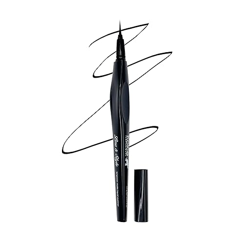 Kokie Cosmetics Line & Style Liquid Eyeliner, Jet Black, 0.014 Fluid Ounce