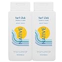 Native Surf Club Tropic Tides Body Wash, Crisp Juniper & Sea Salt Breeze, Sulfate Free, 18 fl oz, 2 Pack (Tropic Tides)
