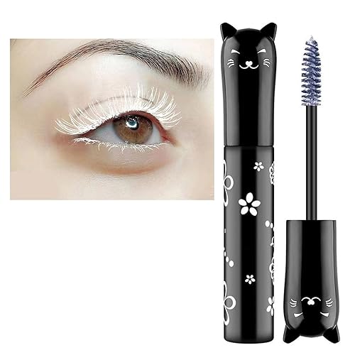 White Mascara For Eyelashes Waterproof Primer Eyes Makeup Voluminous Colored Best Benefit Lengthening Curling Defining Natural Hypoallergenic white Beauty & Personal Care TWLBXMG