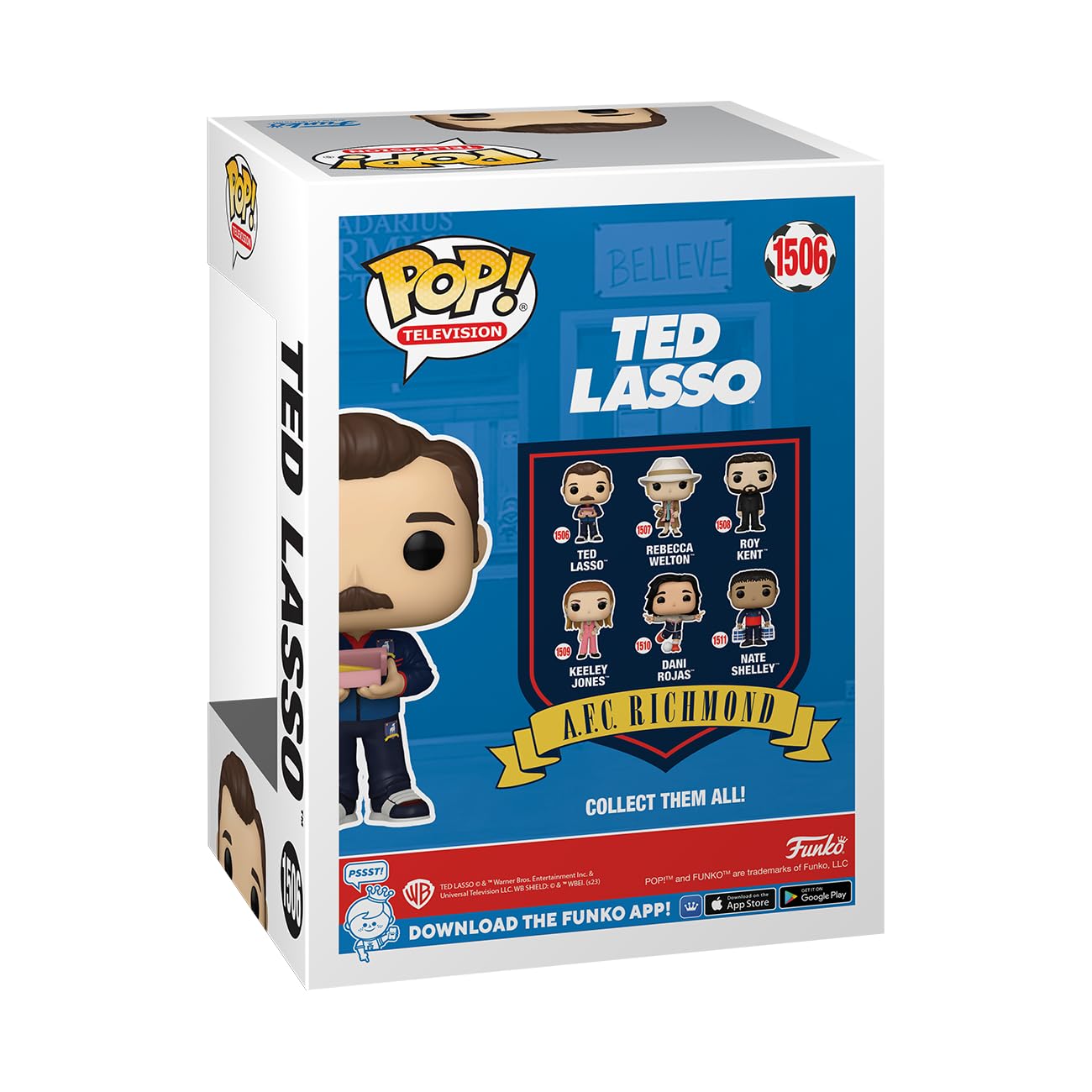 Funko POP! TV: Ted Lasso - Ted Lasso with Biscuits - Collectable Vinyl Figure - Gift Idea - Official Merchandise - for Kids & Adults - TV Fans…