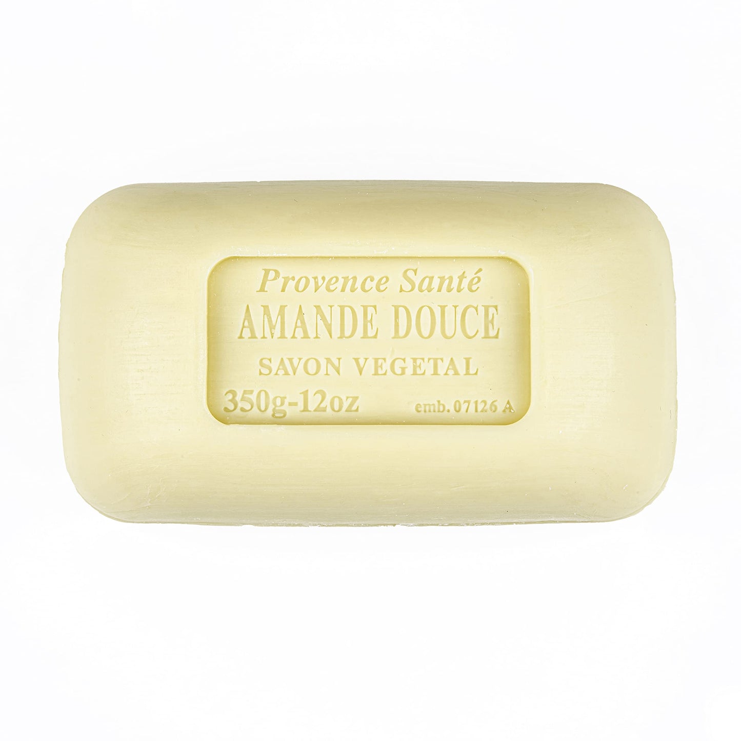 Provence Sante Luxury French Soap Bar - Moisturizing Shea Butter - Triple-milled Sweet Almond Fragrance, 12 oz