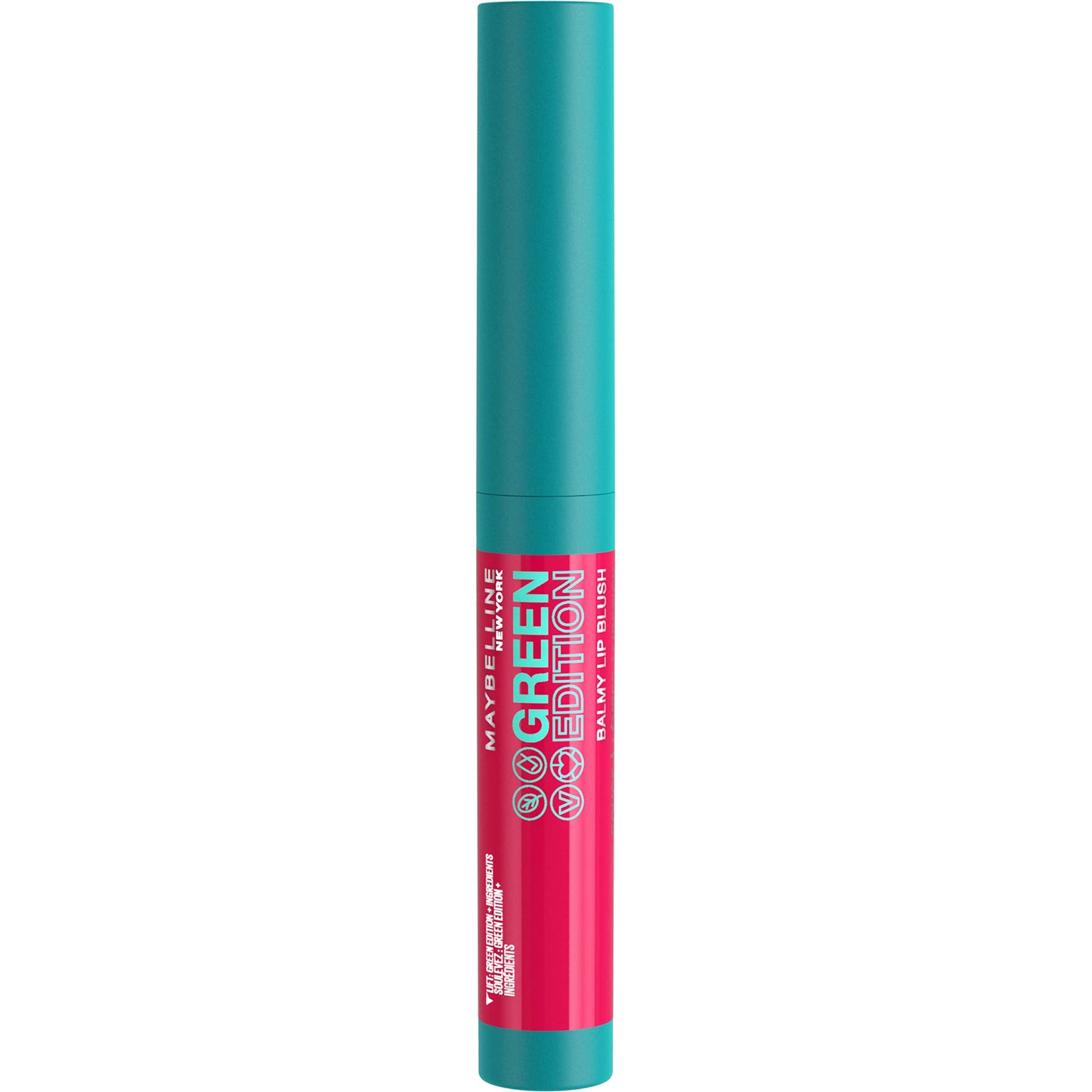 Maybelline Green Edition Balmy Lip Blush, Formulated With Mango Oil, Spring, Fuschia Pink, 1 Count