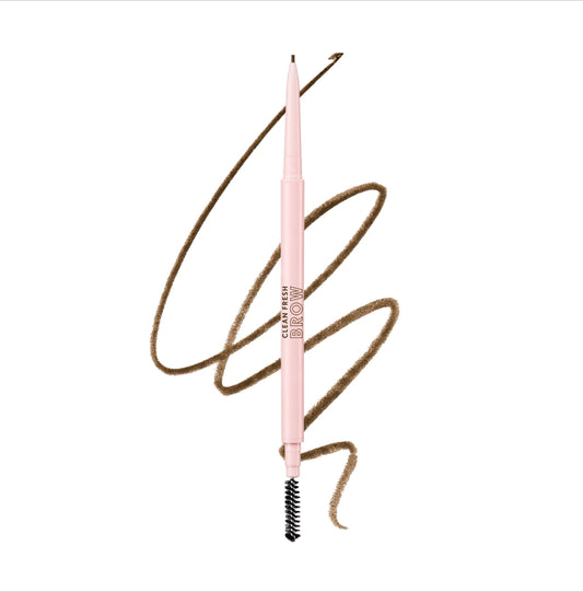 Covergirl Clean Fresh Brow Nano, 500 Medium Brown, Eyebrow Pencil, Ultra-Precise Tip, Waterproof, Transfer-Resistant, Built-In Spoolie, Vegan Formula Beauty and Personal Care COVERGIRL Default Title