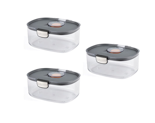 Progressive ProKeeper International Airtight Food Storage Container with Terracotta Disk for Freshness, Stackable & Dishwasher Safe, Ideal…