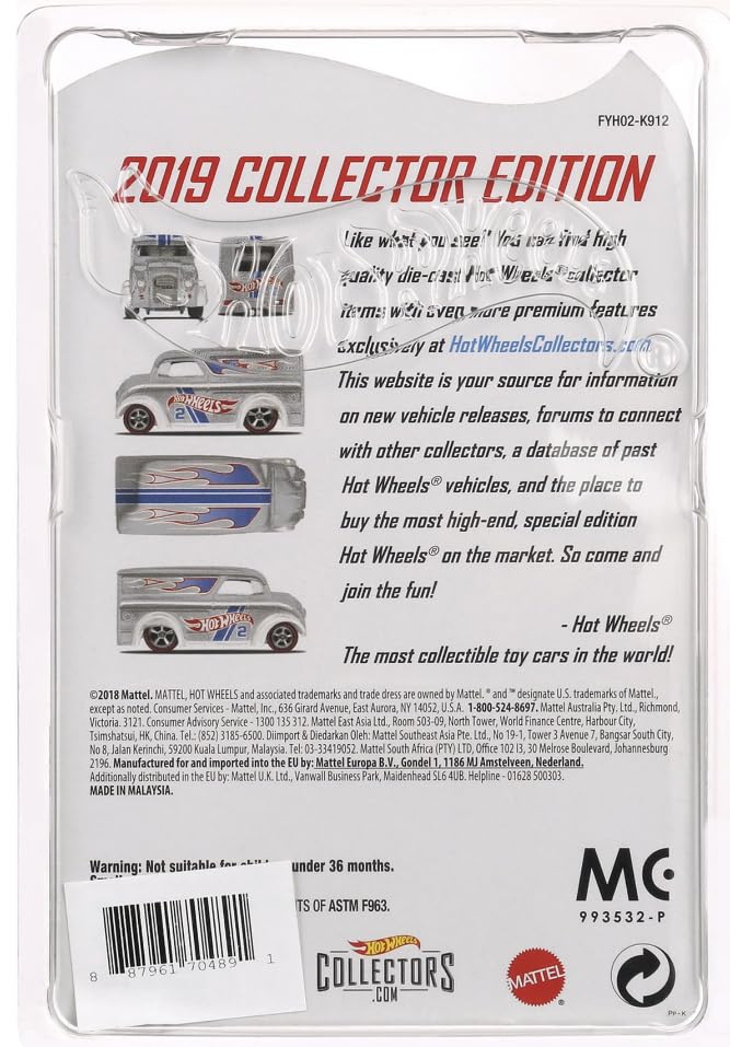 Hot Wheels Dairy Delivery ZAMAC Edition 2019 Diecast Vehicle