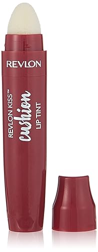 REVLON Kiss Cushion Lip Tint Lipstick, Naughty Mauve