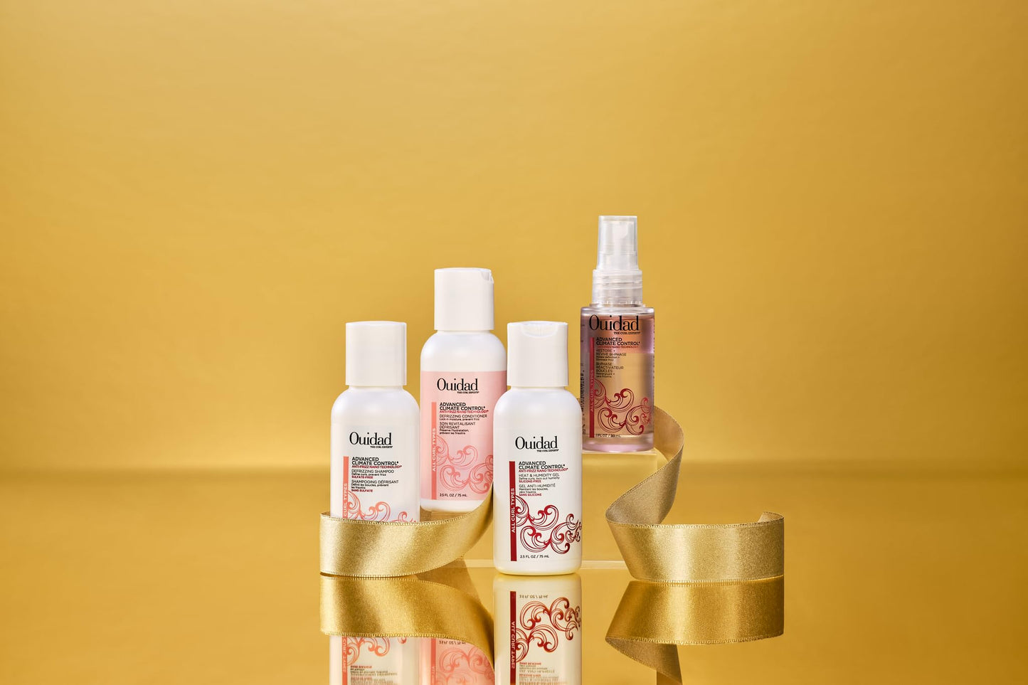 Ouidad Advanced Climate Control Defrizzing Conditioner - 2.5 fl oz, Anti-Frizz Nano Technology, Locks In Moisture, Protects Curls from Heat, Safe