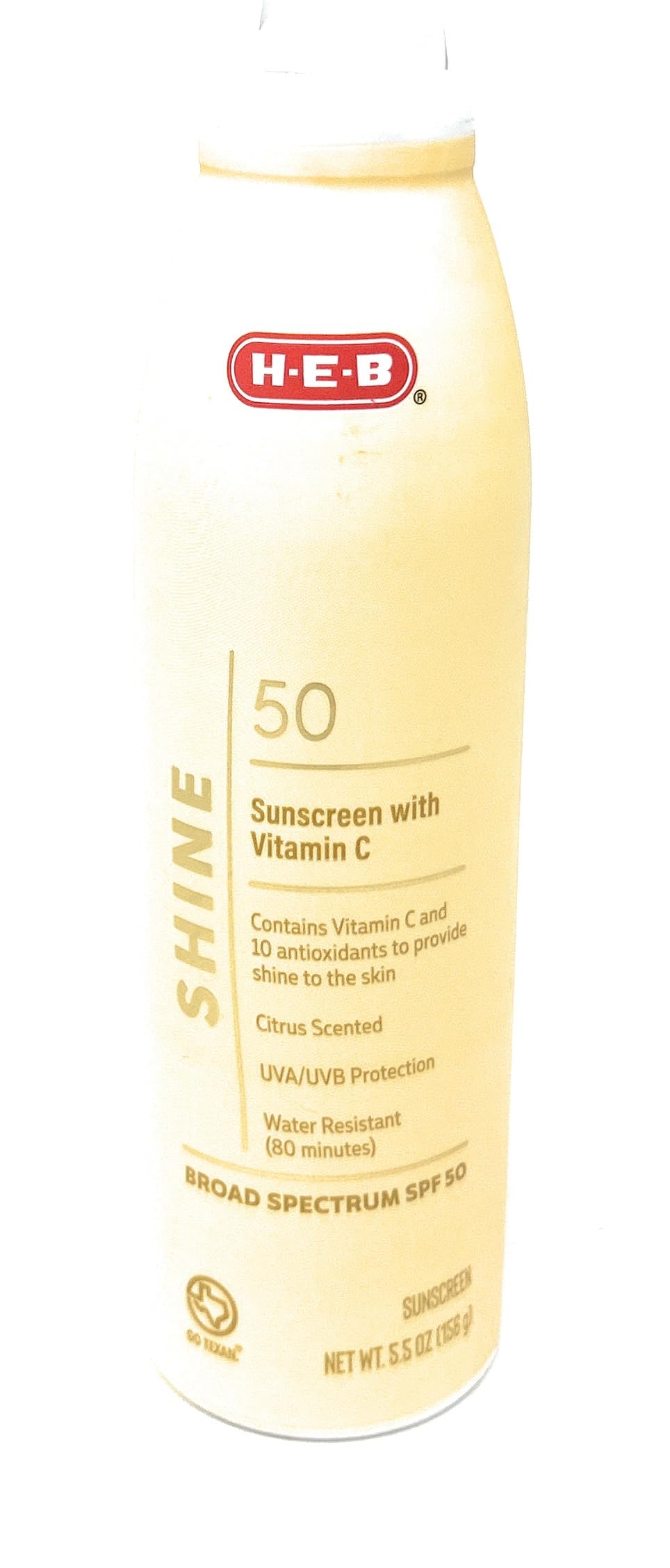 Shine Sunscreen Spray with Vitamin C & Antioxidants SPF 50-5.5oz - 1 bottle - made in the USA
