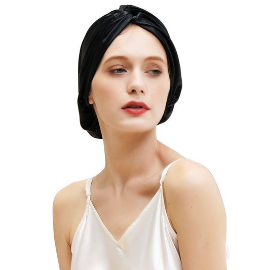 ZIMASILK 22Momme 100% Mulberry Silk Sleep Cap for Women Hair Care,Silk Bonnet (1Pc, Rose Gold) Beauty and Personal Care ZIMASILK Default Title