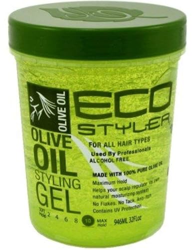 ECOCO Eco Style Gel, Olive 32 oz (Pack of 6)