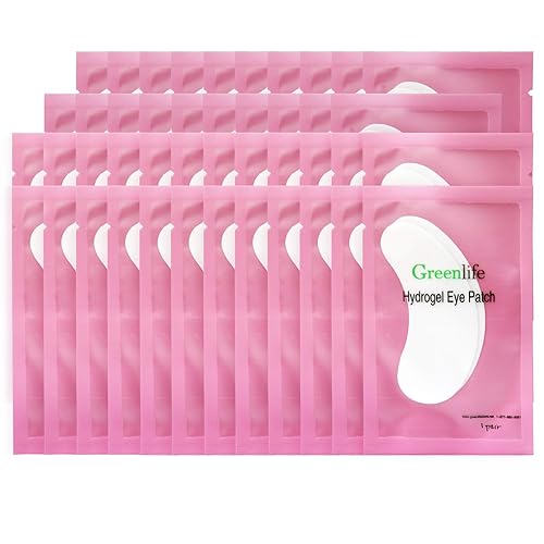 GreenLife 300 Pairs Eye Pads, 100% Naturel Eyelash Extension Under Eye Gel Pads patches kit Collagen with Aloe Vera Hydrogel Eye Patches set