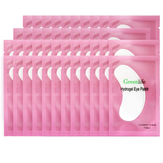 GreenLife 300 Pairs Eye Pads, 100% Naturel Eyelash Extension Under Eye Gel Pads patches kit Collagen with Aloe Vera Hydrogel Eye Patches set
