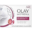 OLAY Daily Facial Hydrating Cleansing Cloths with Grapeseed Extract, Makeup Remover 33 ea (Pack of 8)