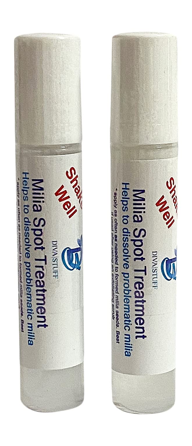 Diva Stuff, 2 Pack, Spot Treatment with Olive Squalene, Lactic Acid and More, Made in the USA