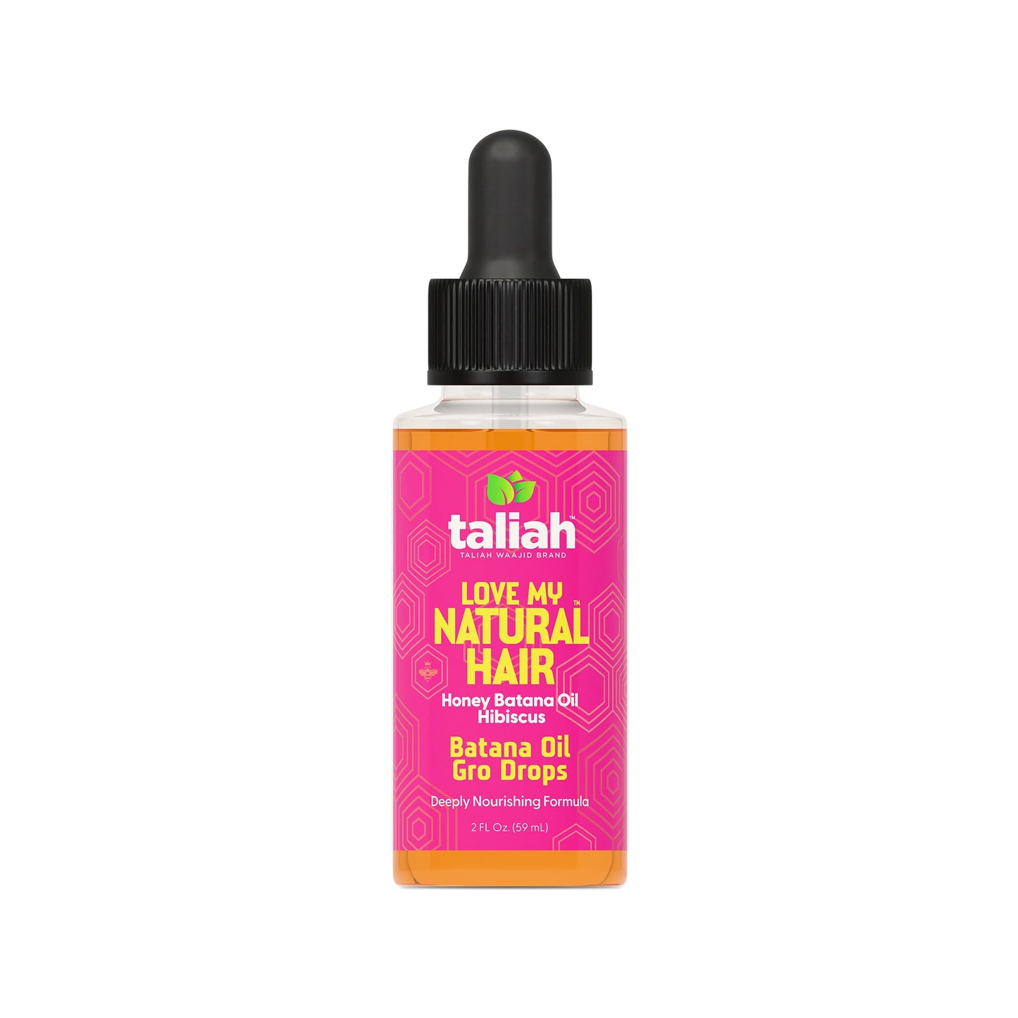 Taliah Waajid Love My Natural Hair Batana Oil Gro Drops 2oz - For Hair & Scalp with Batana Oil - Strengthens, Soothes Dry Scalp & Promotes Healthy