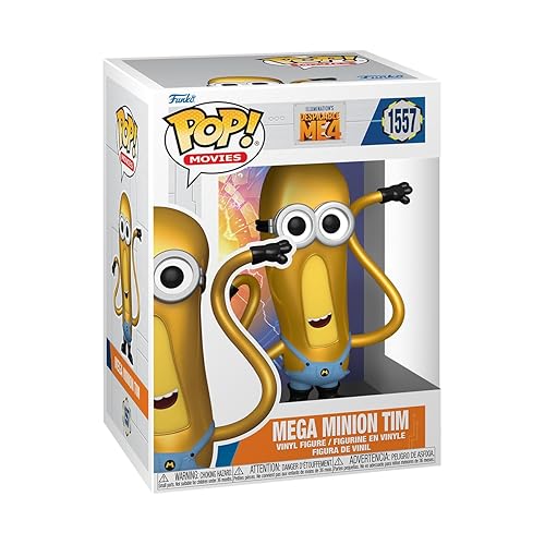 Funko POP! Movies: Despicable Me 4 - Super Tim - Despicable Me: Minions - Collectable Vinyl Figure - Gift Idea - Official Merchandise - for Kids…