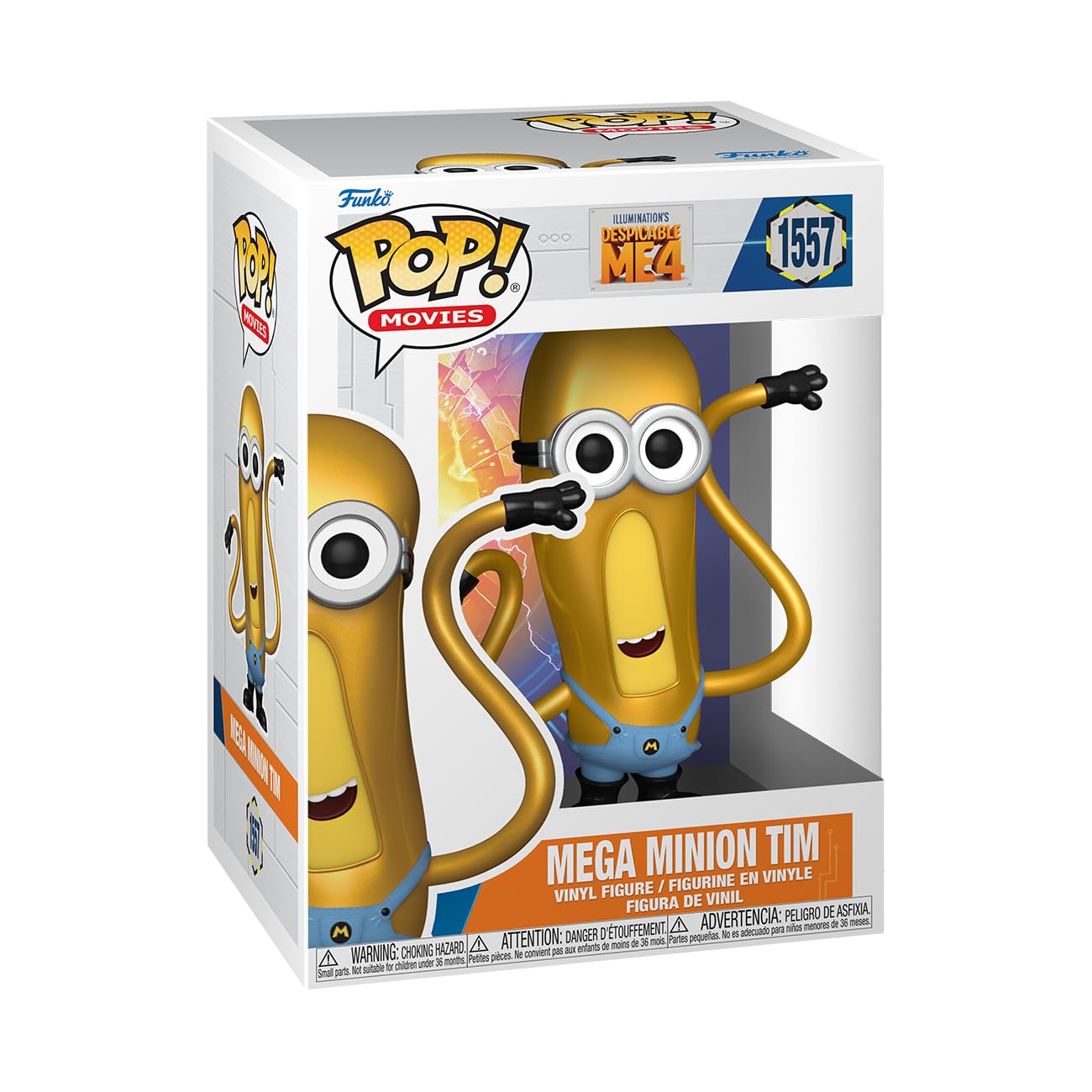 Funko POP! Movies: Despicable Me 4 - Super Tim - Despicable Me: Minions - Collectable Vinyl Figure - Gift Idea - Official Merchandise - for Kids…
