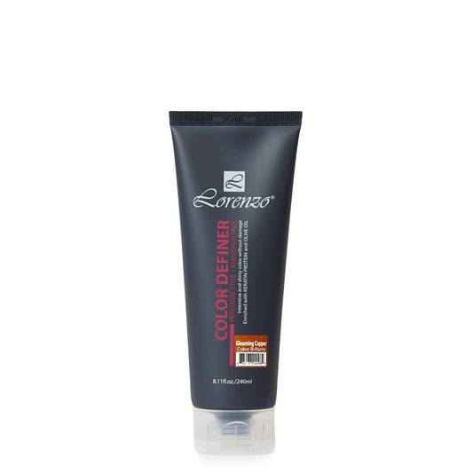 L Lorenzo Color Definer Cellophane 8.11fl.oz/240ml | Peroxide & Ammonia Free | Glossy hair Brilliant color without Damaged Hair | Stain Remover Inside