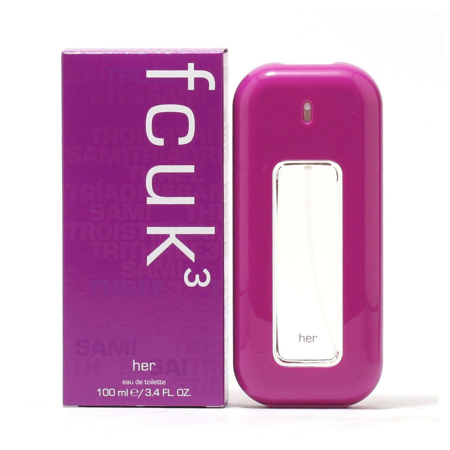 Fcuk 3 By French Connection Eau De Toilette Spray 3.4 Oz Women