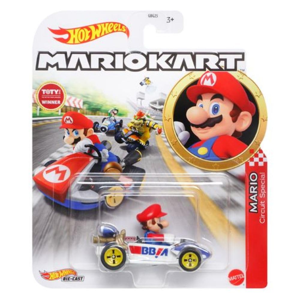 Hot Wheels Mario Kart Vehículo De Juguete Circuito Especial