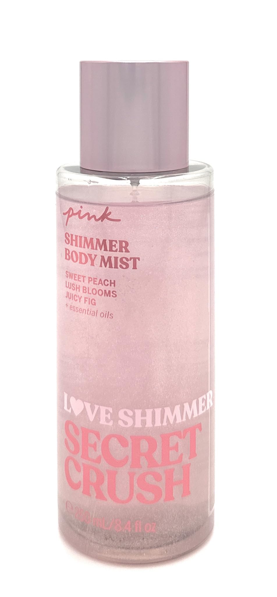 Victoria's Secret Pink Love Shimmer Secret Crush Scented Body Mist 8.4 Fl Oz