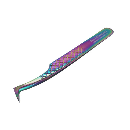 Tool Alement Japan Stainless Steel Plasma Coating 12cm Axe Tips Eyelash Tweezer R-JP11-4002