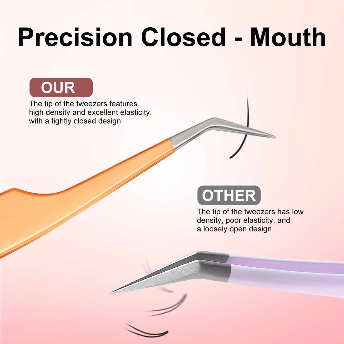 5pcs Eyelash Extension Tweezers High Precision?Straight and Curved Volume Lash Tweezers for Extensions?lash tweezers for eyelash extensions? Crafting? Beauty and Personal Care LQOQA