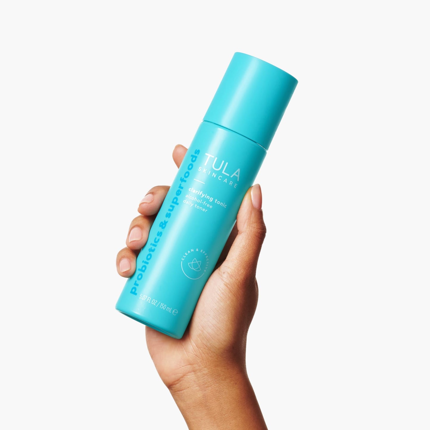 TULA Skin Care Clarifying Tonic Alcohol-Free Daily Toner - Face Toner to Gently Exfoliate and Tighten Pores, Contains Witch Hazel and Niacinamide